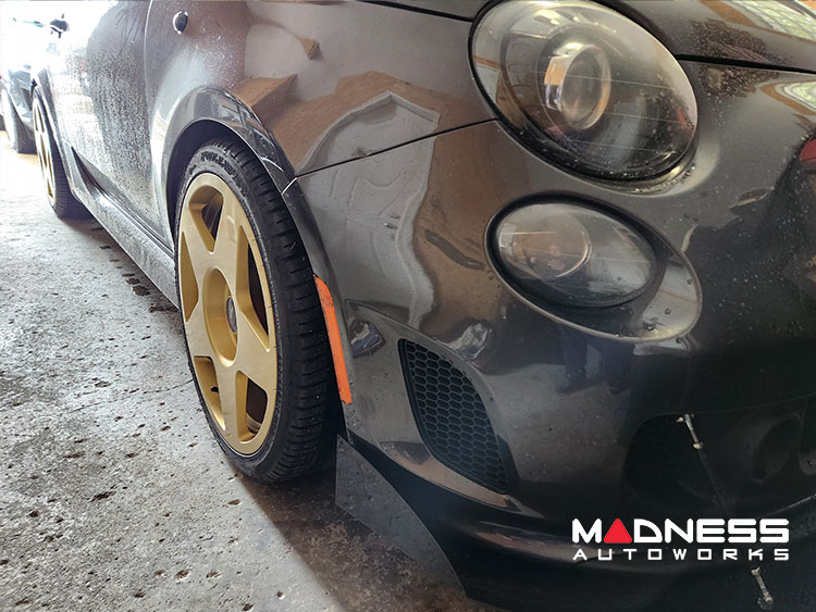 FIAT 500 Custom Wheels - KUHLFX - Forged - Pista - Gloss Gold - Set of 4 - 17"